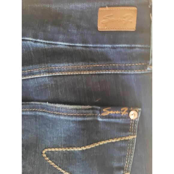 Seven7 Women Jeans Tummyless High Rise Skinny Sz 8 - Picture 4 of 8